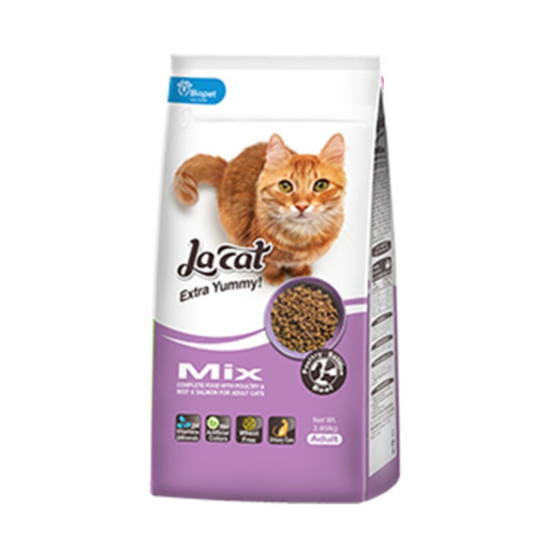 מזון יבש לחתול בוגר לה קט מיקס La Cat Mix​